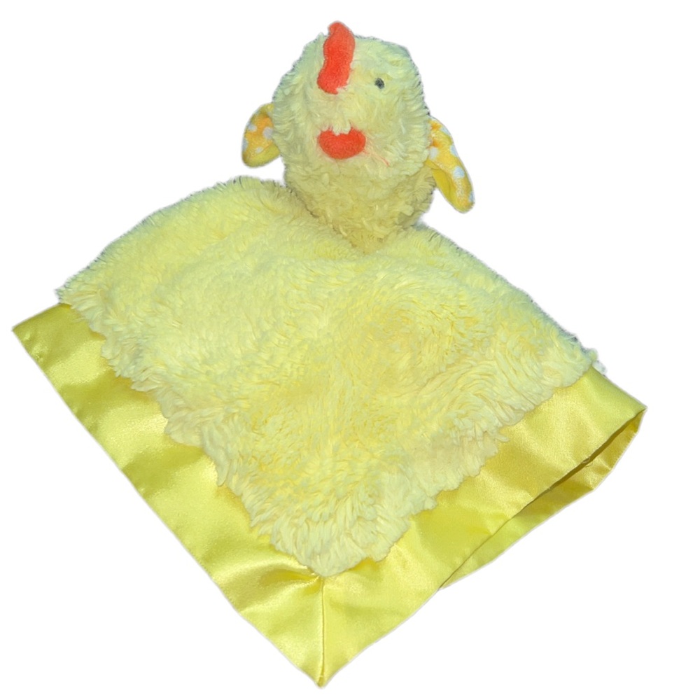 Cloud Island Chicken Baby Security Blanket Lovey Satin Crinkle Target